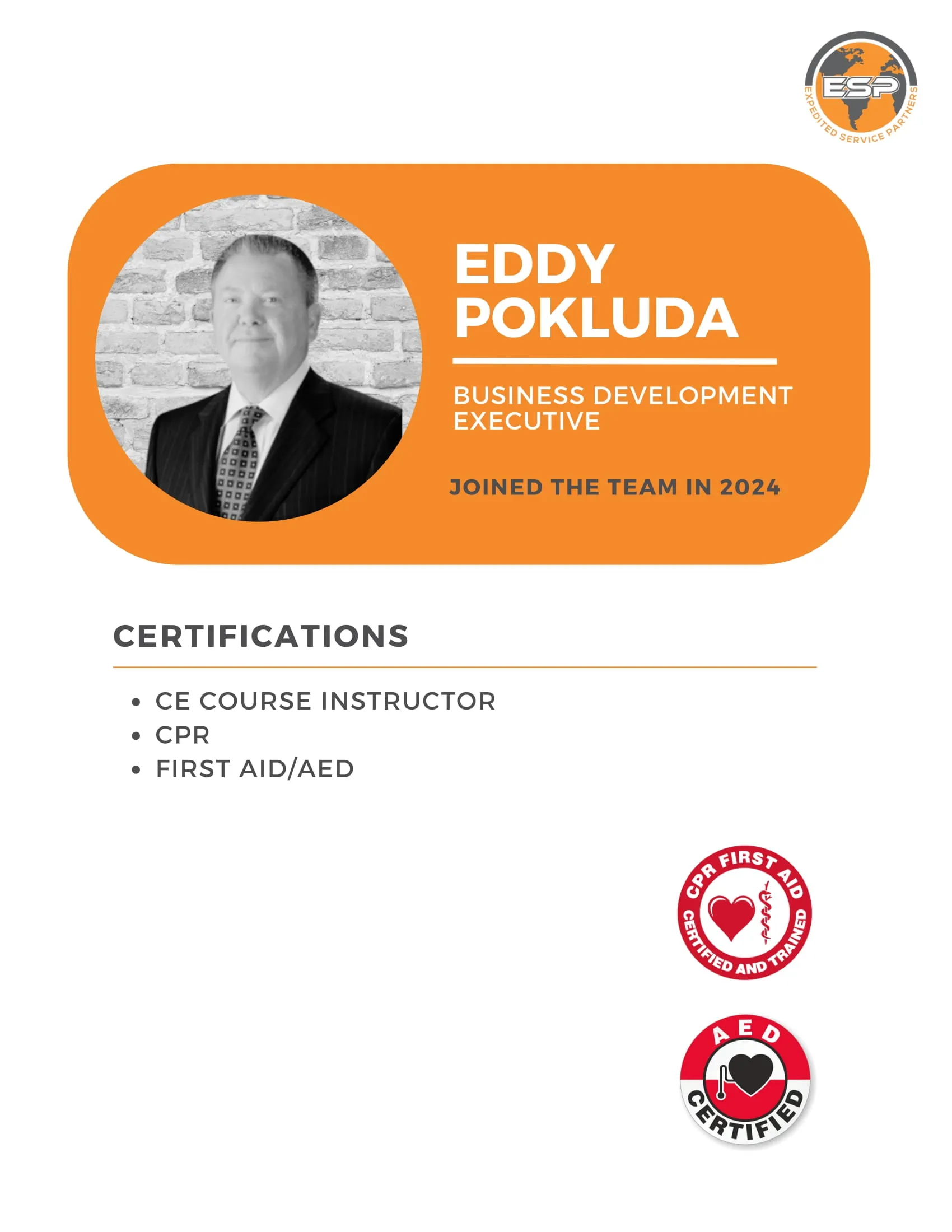 Eddy P's certificate