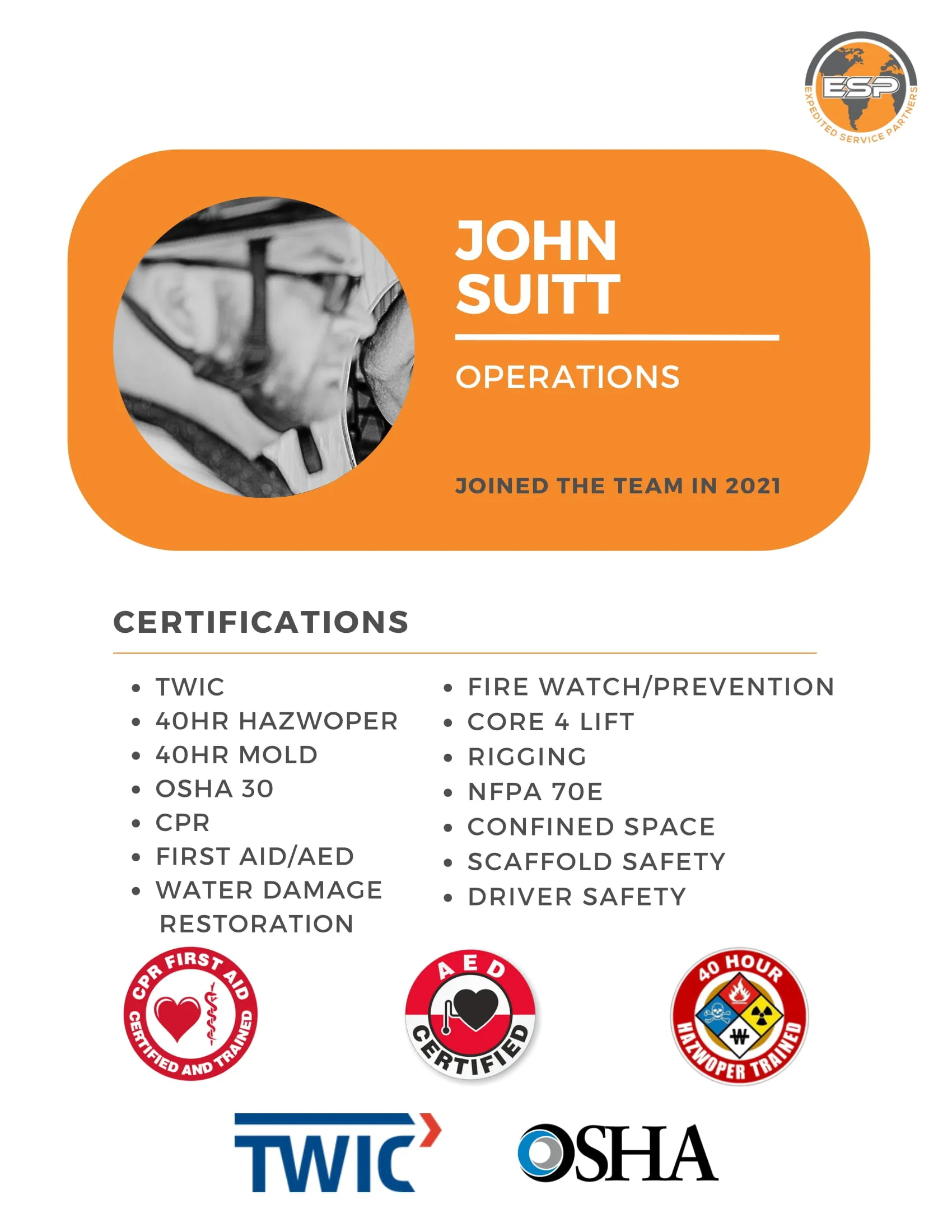 John S's certificate