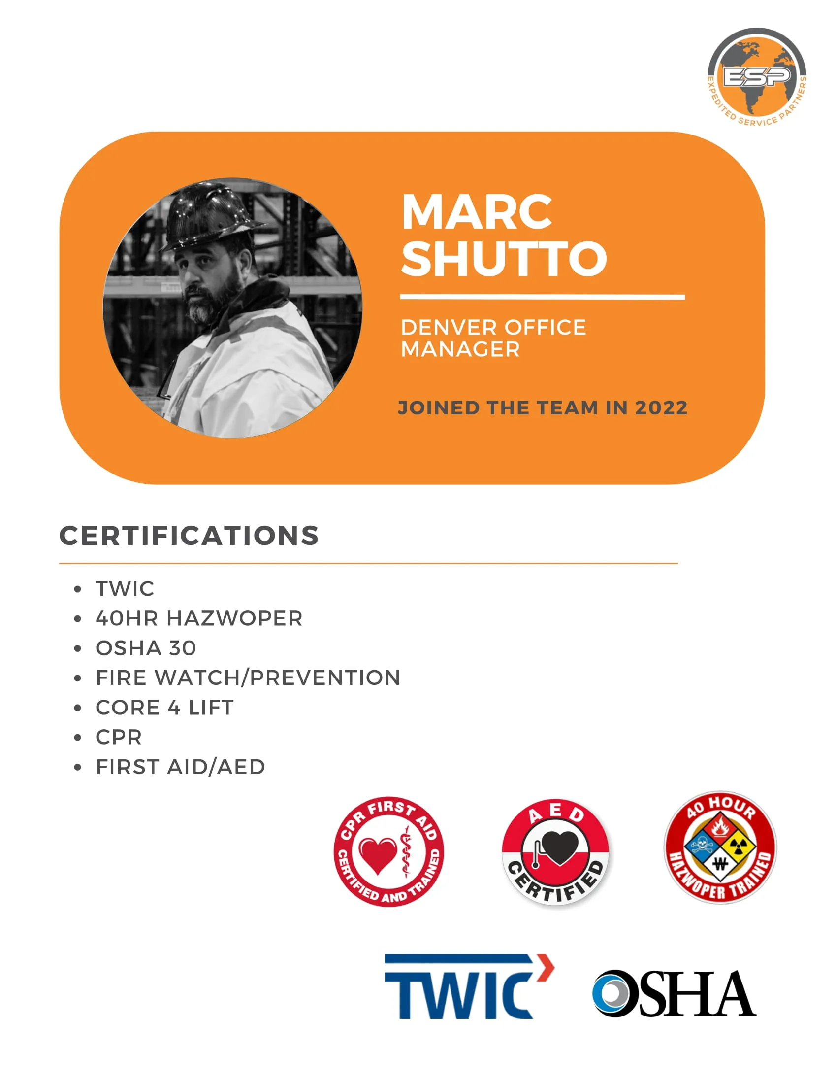 Marc S's certificate